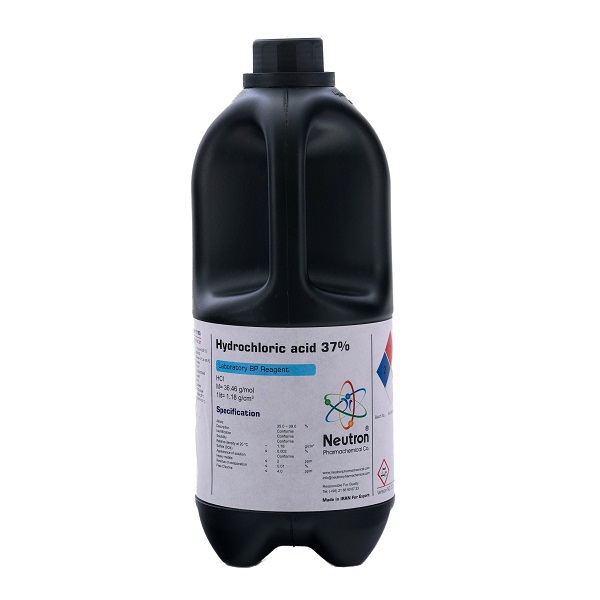 اسید کلریدریک 37 درصد گرید BP شرکت نوترون