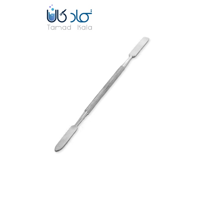 اسپاتول (قاشقک آزمایشگاهی) | اسپاتول فلزی دو سر تخت
